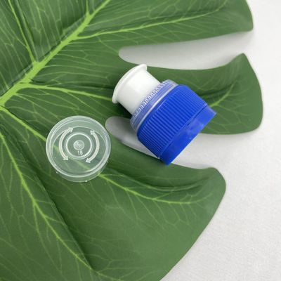 Tutup Flip Atas Cakram Plastik Tahan Air 28/410 Bukti Tamper Dorong Tarik Tutup Botol
