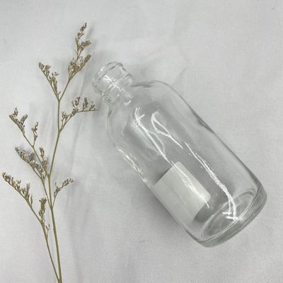 Botol Kosmetik Kaca Bulat 120ml Warna Disesuaikan Untuk Perawatan Pribadi