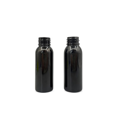 Botol Pompa PET Bulat 30ml 1.06OZ Leher 20mm Diameter 28mm Tinggi 80mm
