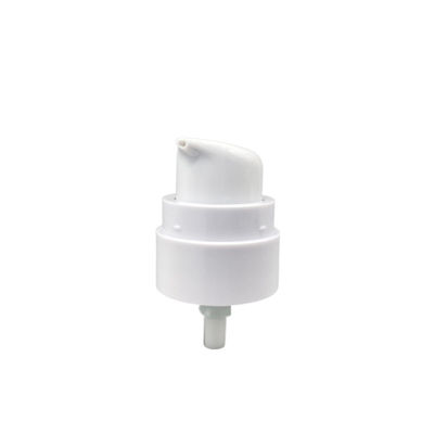 0.25ML/T Cream Pump Dispenser 24/400 Putih SEBAGAI Clear Cap SS316 Musim Semi Luar