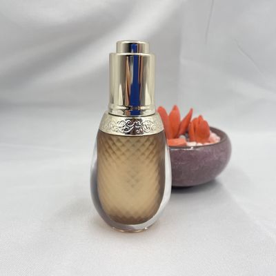 Champagne 10ml Botol Minyak Esensial Penetes Bahu PP Akrilik Disesuaikan
