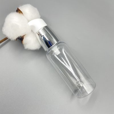 Pompa Perawatan Plastik Perak 0.2ML / T Pelembab Tangan 20/410 Penutupan Logam