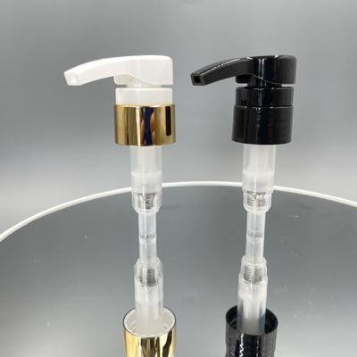 3.5ML Dosis Lotion Dispenser Pump Putih 28/410 33/410 Dengan Penutupan ABS