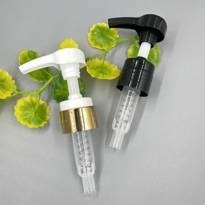 3.5ML Dosis Lotion Dispenser Pump Putih 28/410 33/410 Dengan Penutupan ABS
