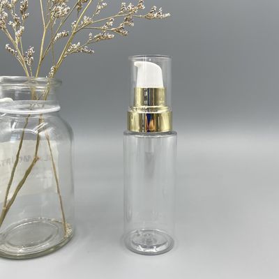 BB Cream Pump Dispenser SS316 Musim Semi Luar 24/410 0.5ml Dosis Tutup Bening