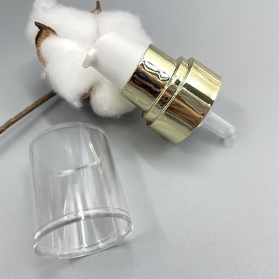 BB Cream Pump Dispenser SS316 Musim Semi Luar 24/410 0.5ml Dosis Tutup Bening