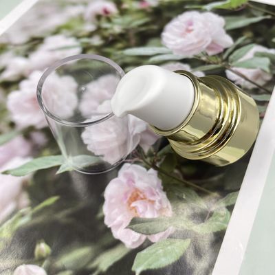 BB Cream Pump Dispenser SS316 Musim Semi Luar 24/410 0.5ml Dosis Tutup Bening
