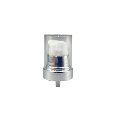 Liquid Foundation Cream Pump Dispenser 304H Spring 0.3ml Dosis 24/410 Penutupan Perak