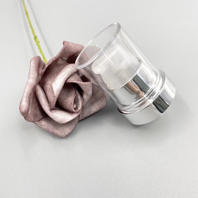 Liquid Foundation Cream Pump Dispenser 304H Spring 0.3ml Dosis 24/410 Penutupan Perak