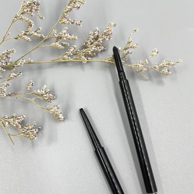 Pensil Alis Kosong Alat Make-Up Gaya Ramping Bedak Alis Kuas Katun Bahan ABS
