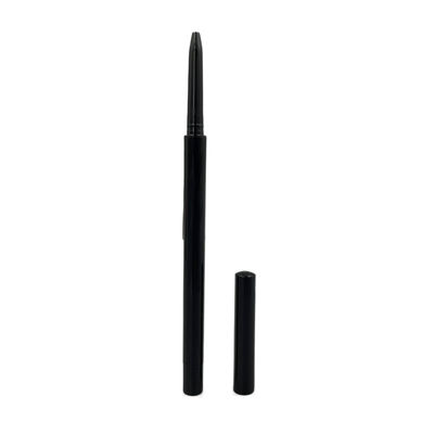 Kapasitas pengisian 0,08g Pensil Alis Kosong Gaya Ramping Tinggi 123mm Diameter 6mm Wadah Rias Plastik