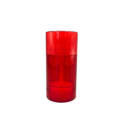 Red 75g Custom Deodorant Stick Container Round AS Dengan Pencetakan