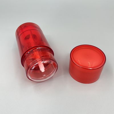 Red 75g Custom Deodorant Stick Container Round AS Dengan Pencetakan