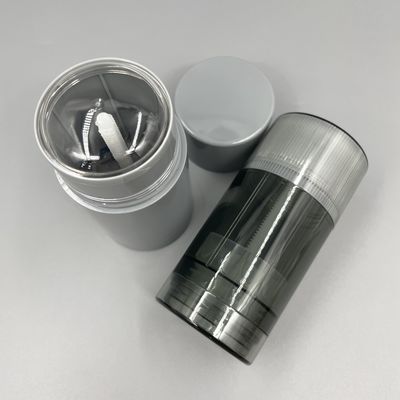 75g Abu-abu Kosong Deodoran Tongkat Wadah AS / PP Tabir Surya Tabung Bulat