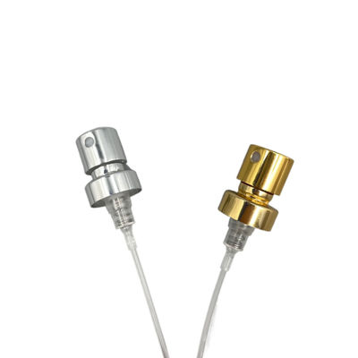 Penggantian Nozzle Sprayer Pompa Parfum Emas 15 400 Aluminium 0,09ML Dengan ferrule