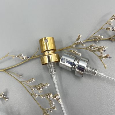Penggantian Nozzle Sprayer Pompa Parfum Emas 15 400 Aluminium 0,09ML Dengan ferrule