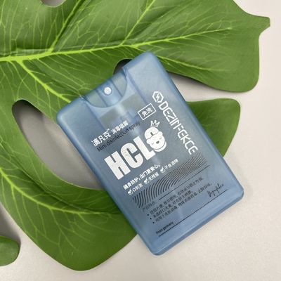 0.06ML Dosis Sprayer Kartu Kredit 20ML Pembersih Tangan Antibakteri 304H