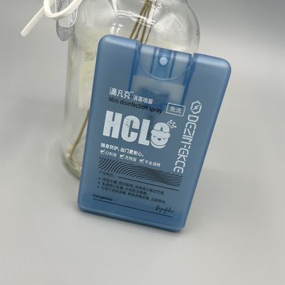 0.06ML Dosis Sprayer Kartu Kredit 20ML Pembersih Tangan Antibakteri 304H