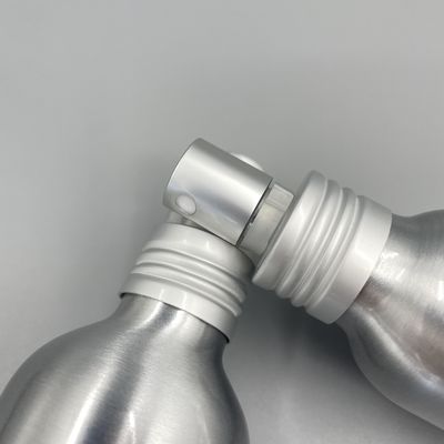 Matt Silver Parfum Pump Sprayer Dispenser Alu 24/410 Dosis 0.12ML Dengan Kunci Klip