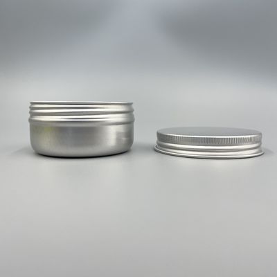 50g Aluminium Tin Jars 28 * 56mm Tahan Kimia Untuk Perawatan Kulit Kosmetik
