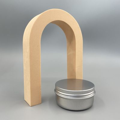 50g Aluminium Tin Jars 28 * 56mm Tahan Kimia Untuk Perawatan Kulit Kosmetik
