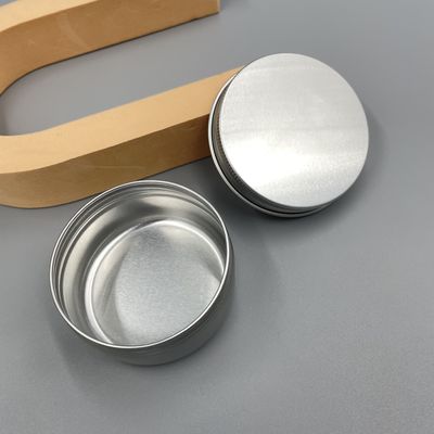 50g Aluminium Tin Jars 28 * 56mm Tahan Kimia Untuk Perawatan Kulit Kosmetik