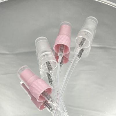 13/410 Penutupan Parfum Mini Mist Sprayer PP Sekrup Bergaris Pada Warna yang Disesuaikan
