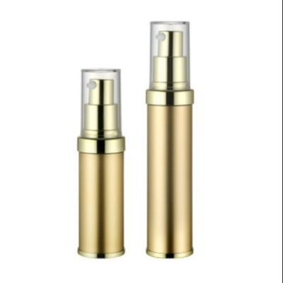 20ml Botol Pompa Pengap Emas Dinding Tunggal UV Bukti Pencetakan Offset Isi Ulang