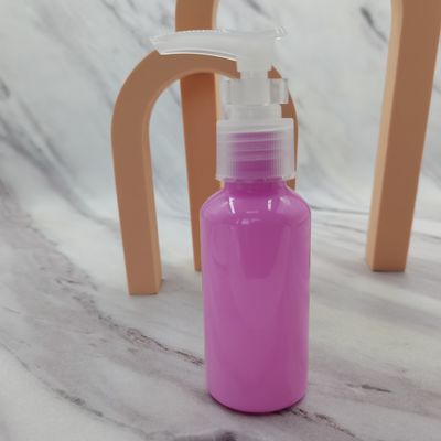 Travel Set Series Perawatan Kulit 75ml Botol Pompa Hewan Peliharaan Merah Muda Ungu Hijau Muda Biru Muda