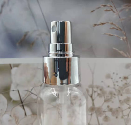 Shiny Silver Plating Closure Fine Mist Sprayer Pump 24/410 Untuk Parfum