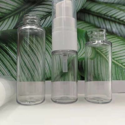 Bulat 30ml 1.06oz Leher 20mm Botol Semprotan Hewan Peliharaan Dinding Tebal Warna Bening