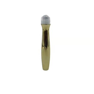 Botol Krim Mata 15ml Roll On One Ball 304 Stainless Steel Warna Emas