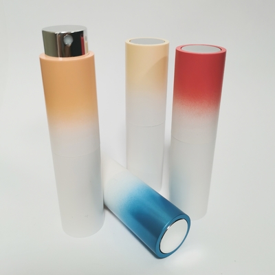 8ML ABS Shell Gradien Warna Parfum Semprot Botol Kaca Botol Dalam