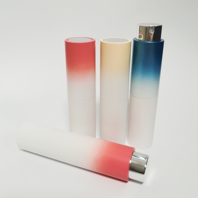 8ML ABS Shell Gradien Warna Parfum Semprot Botol Kaca Botol Dalam