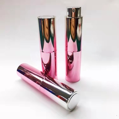 10ML UV Metalized Gradient Warna Emas Warna Disesuaikan Parfum Semprot Wadah Perawatan Pribadi Wewangian