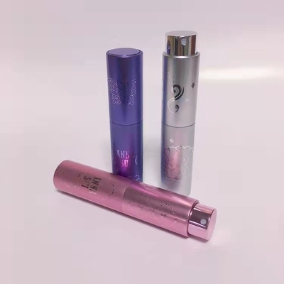 10ML Aluminium Shell Timbul Sekrup Parfum Semprot Botol Isi Ulang Desain Mewah