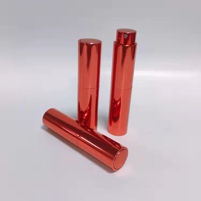10 ML Aluminium Cover Warna Merah Botol Parfum Parfum Sprayer Warna Merah Penyemprot Saku Mini
