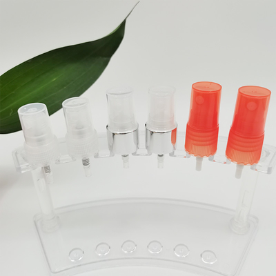 Ribbed Closure Fine Mist Sprayer Pump 18/410 Plastik Polypropylene Dengan PP Cap