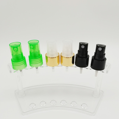 PE Gasket Plastik Mist Spray Pump 20/410 Ribbed Closure SS316 Spring 0.16ML