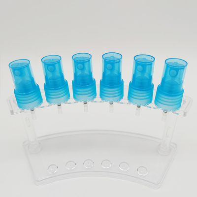 PE Gasket Plastik Mist Spray Pump 20/410 Ribbed Closure SS316 Spring 0.16ML