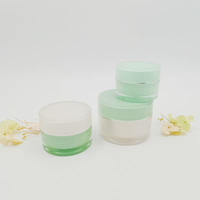 Jar Kosmetik 15g 30g 50g Bulat Kosong Botol Krim Akrilik Krim Wajah Untuk Perawatan Kulit