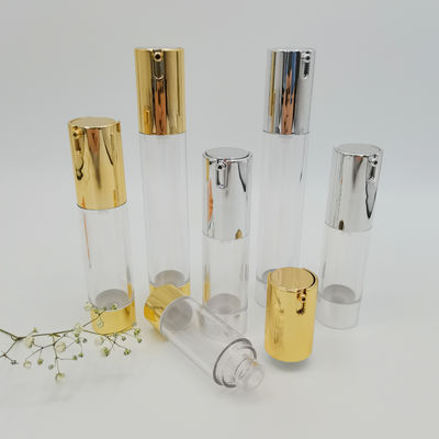 15ml 20ml 30ml Botol Pompa Pengap Ramping Untuk Kemasan Kosmetik