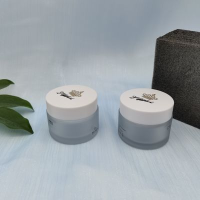 50g Jar Kaca Matt Warna Untuk Kosmetik